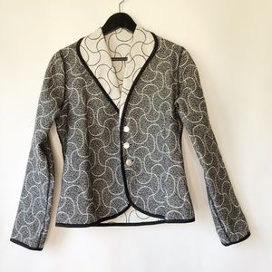 Beluva San Francisco reversible black/cream blazer